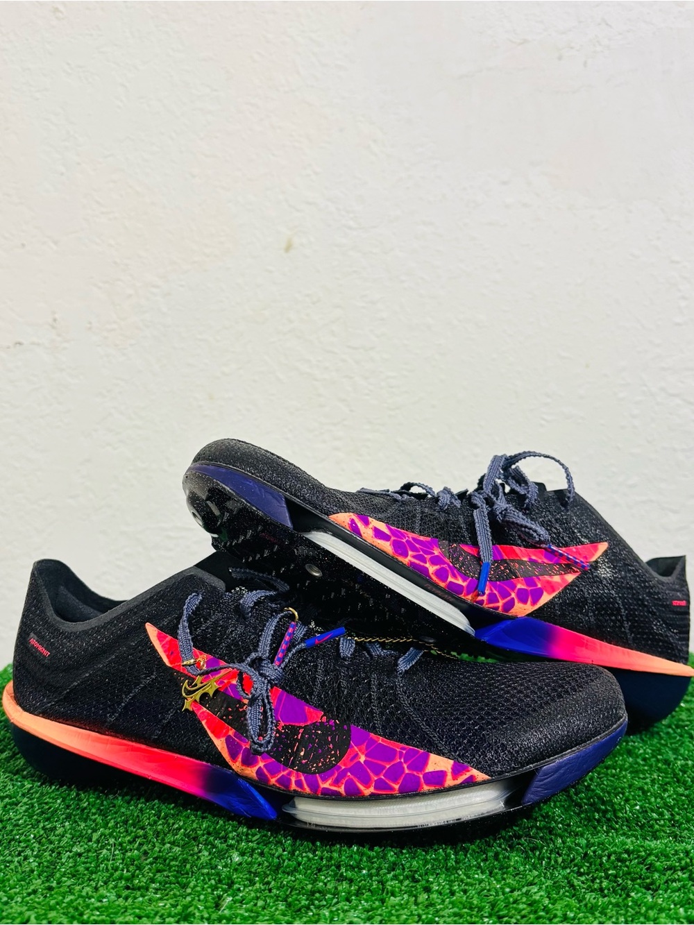 Nike Air Zoom Victory 2 Track & Field Shoes Black Spikes